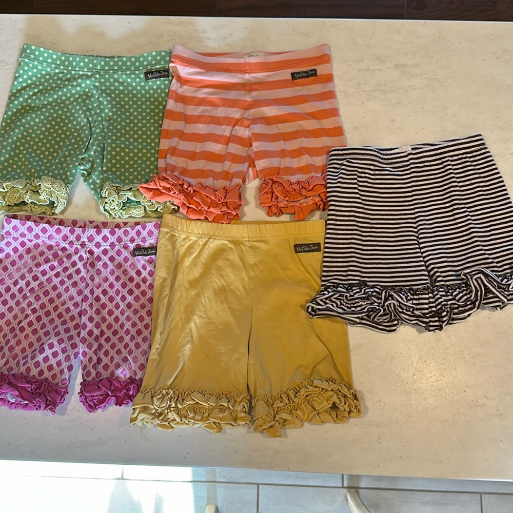 Matilda Jane Ruffle Bloomer Shorts Sz 8